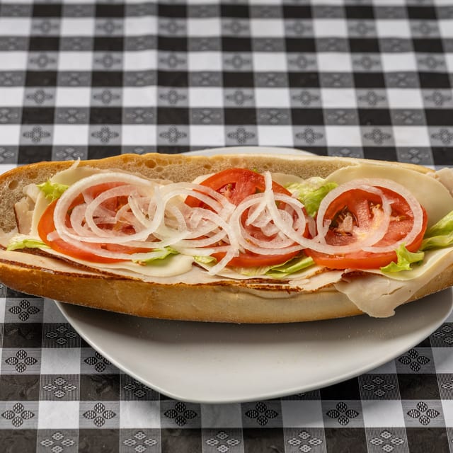 Turkey and Cheese Sub.